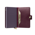 Secrid Miniwallet Premium Dusk│art. MDU-BORDEAUX│Pasjeshouder│half open