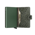 Secrid Miniwallet Hexagon│art. MHE-GREEN│half geopend