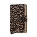 Secrid Miniwallet Leo│art. MLE-BEIGE│Pasjeshouder en Portemonnee│vooraanzicht met witte achtergrond