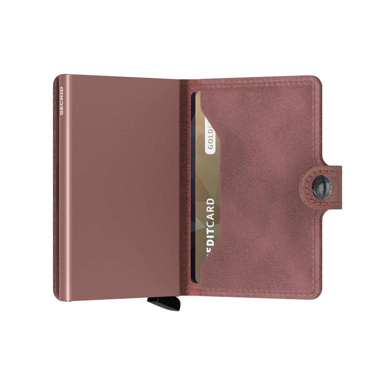 Secrid Miniwallet Vintage│art. MV-MAUVE│Pasjeshouder en Portemonnee│half open