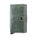 Secrid Miniwallet Vintage│art. MV-SAGE│Portemonnee en pasjeshouder│vooraanzicht met witte achtergrond