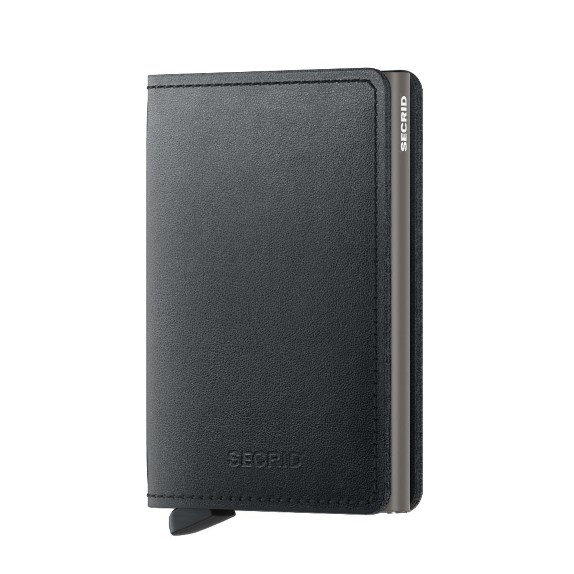 Secrid Slimwallet Mirum-Plant Based│Pasjeshouder│art. SMI-BLACK│voorkant met witte achtergrond