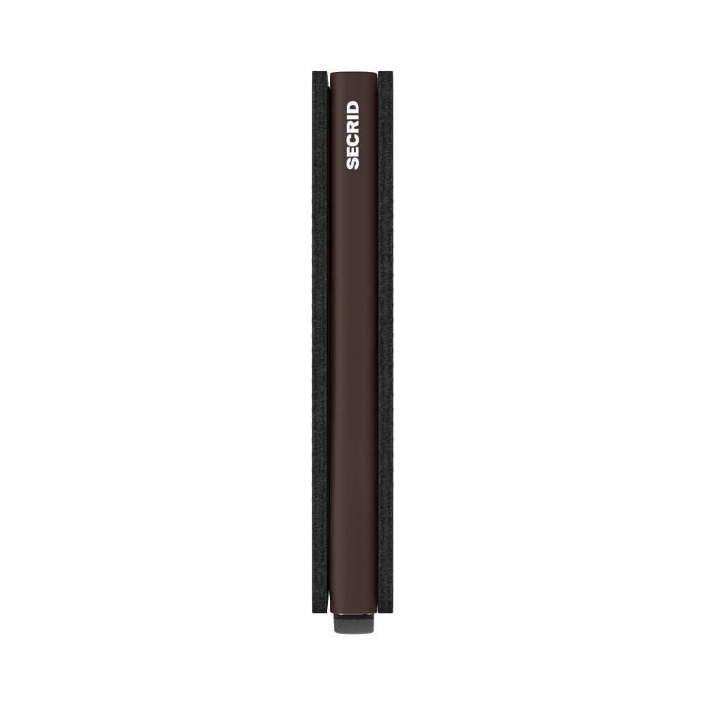 Secrid Slimwallet Original│art. SO-BLACK-BROWN│Pasjeshouder│zijkant