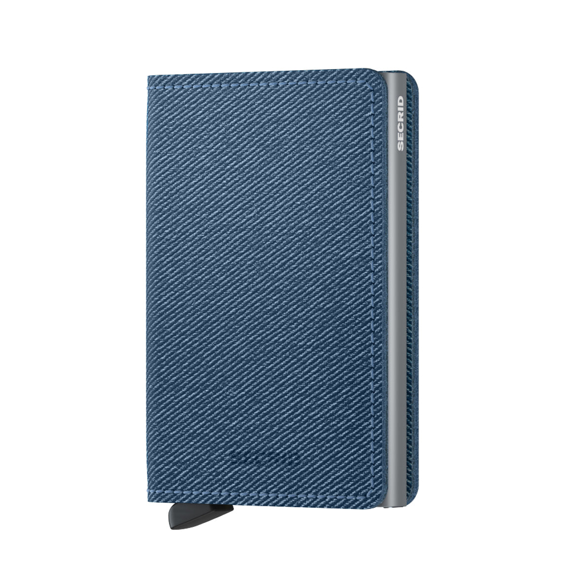 Secrid Slimwallet Twist│art. STW-JEANS-BLUE│Pasjeshouder│voorkant met witte achtergrond