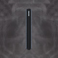 Secrid Slimwallet Vintage│art. SV-GREY-BLACK│Pasjeshouder│zijkant met leersoort op achtergrond