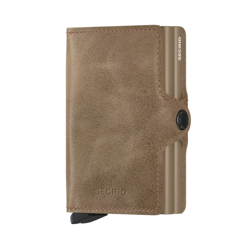 Secrid Twinwallet Vintage│Pasjeshouder│art. TV-TAUPE│vooraanzicht met witte achtergrond