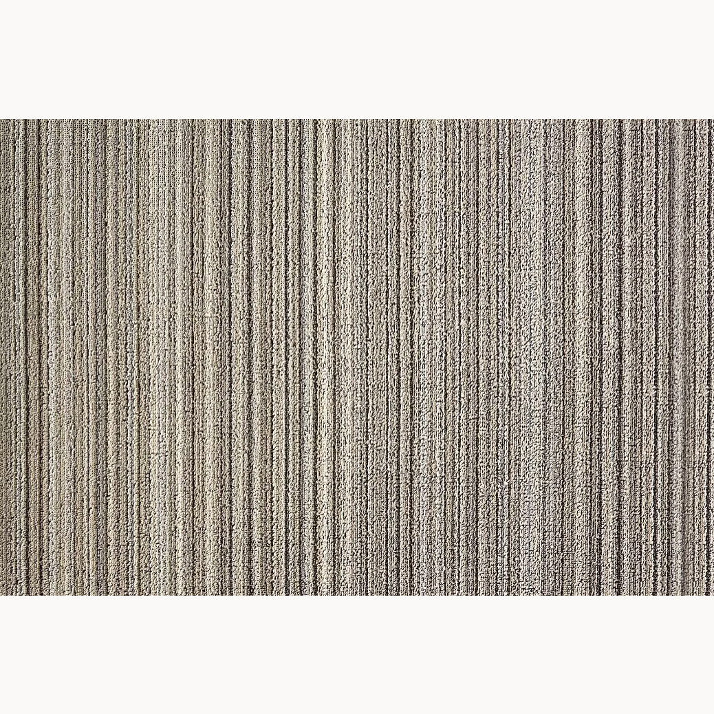 Chilewich Shag Deurmat 46x71 Skinny Stripe Birch│art. 200134-001│bovenaanzicht diagonale streep