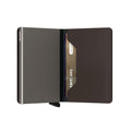 Secrid Slimwallet Matte│art. SM-TRUFFLE│Pasjeshouder en Portemonnee│half open