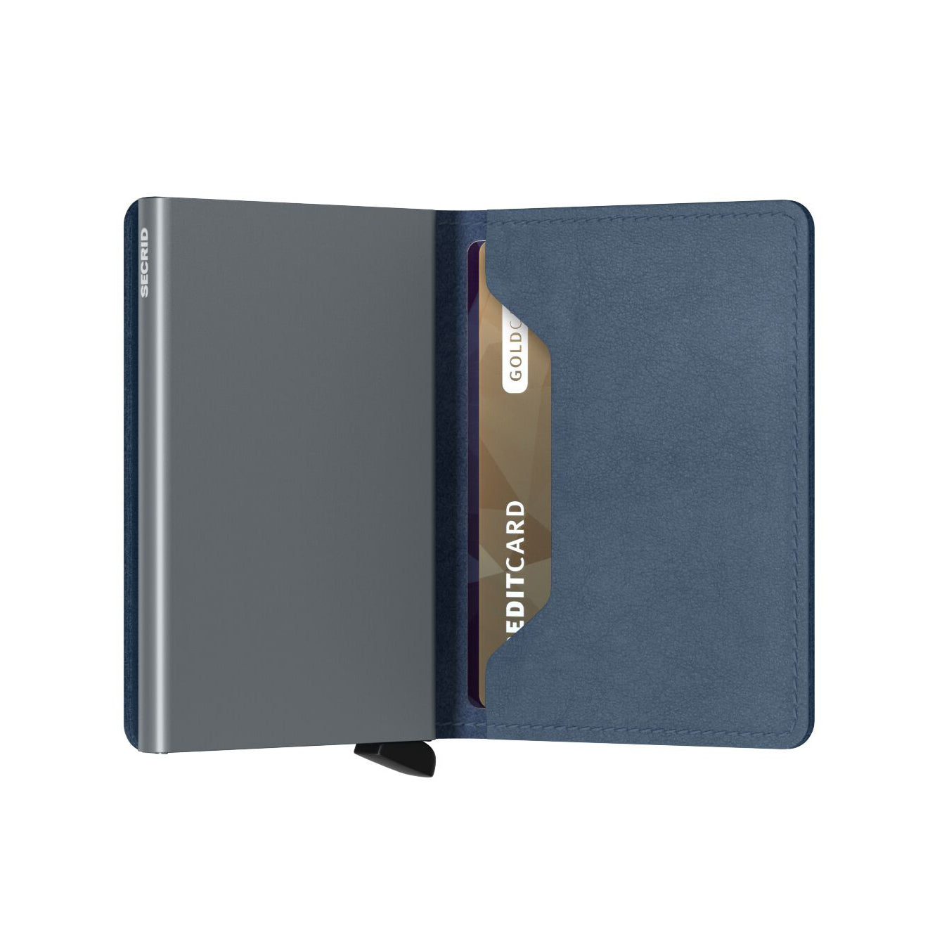 Secrid Slimwallet Original│art. SO-ICE BLUE│pasjeshouder en Portemonnee│half open