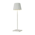 Sompex Troll 2.0 Wit│Oplaadbare Tafellamp│Buitenverlichting│art. 78170│voorkant met witte achtergrond