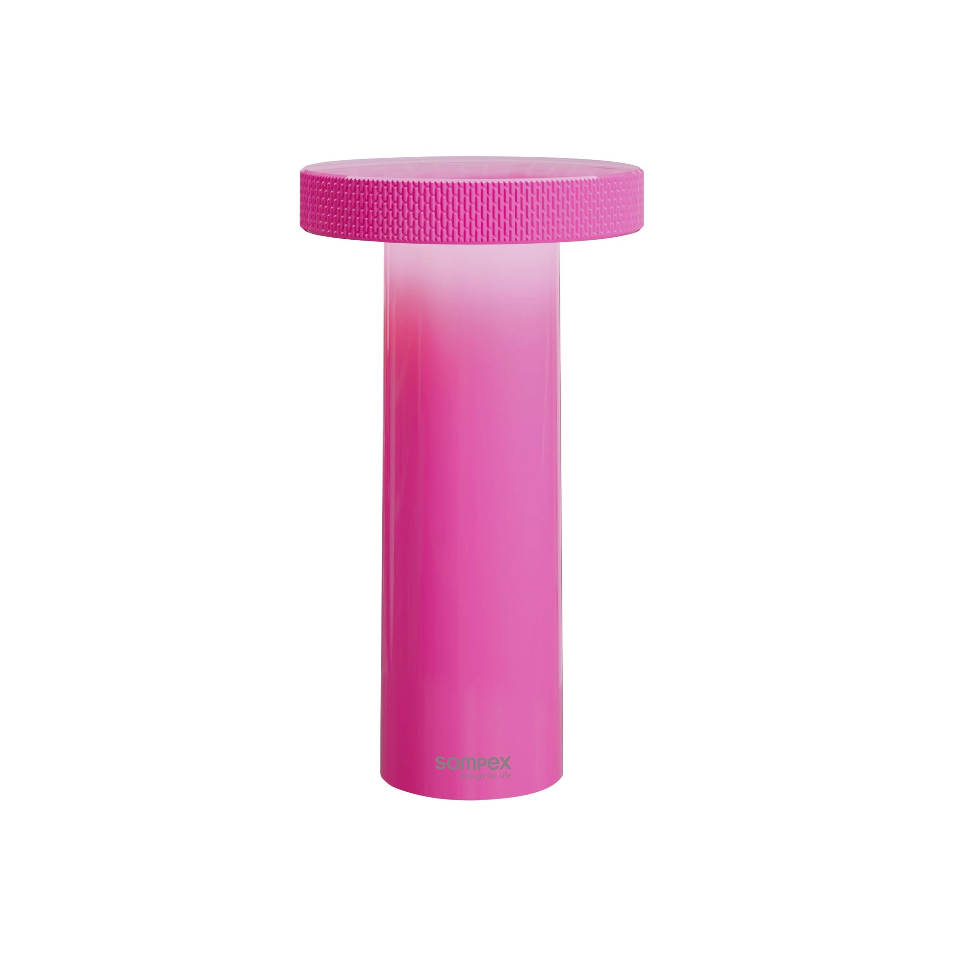 Sompex Volume Oplaadbare Tafellamp Neon Pink│art. 78538│vooraanzicht met witte achtergrond