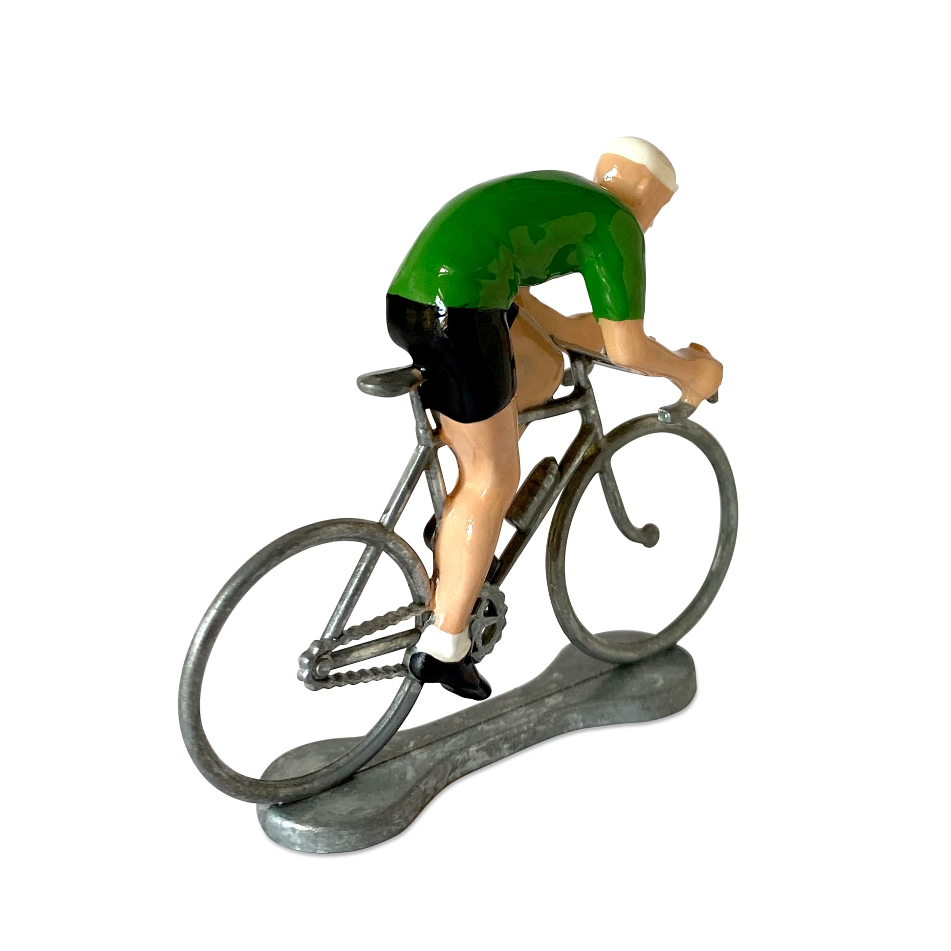 Miniatuur Wielrenner Sprinter Groene Trui│art. 303346│achterkant schuin