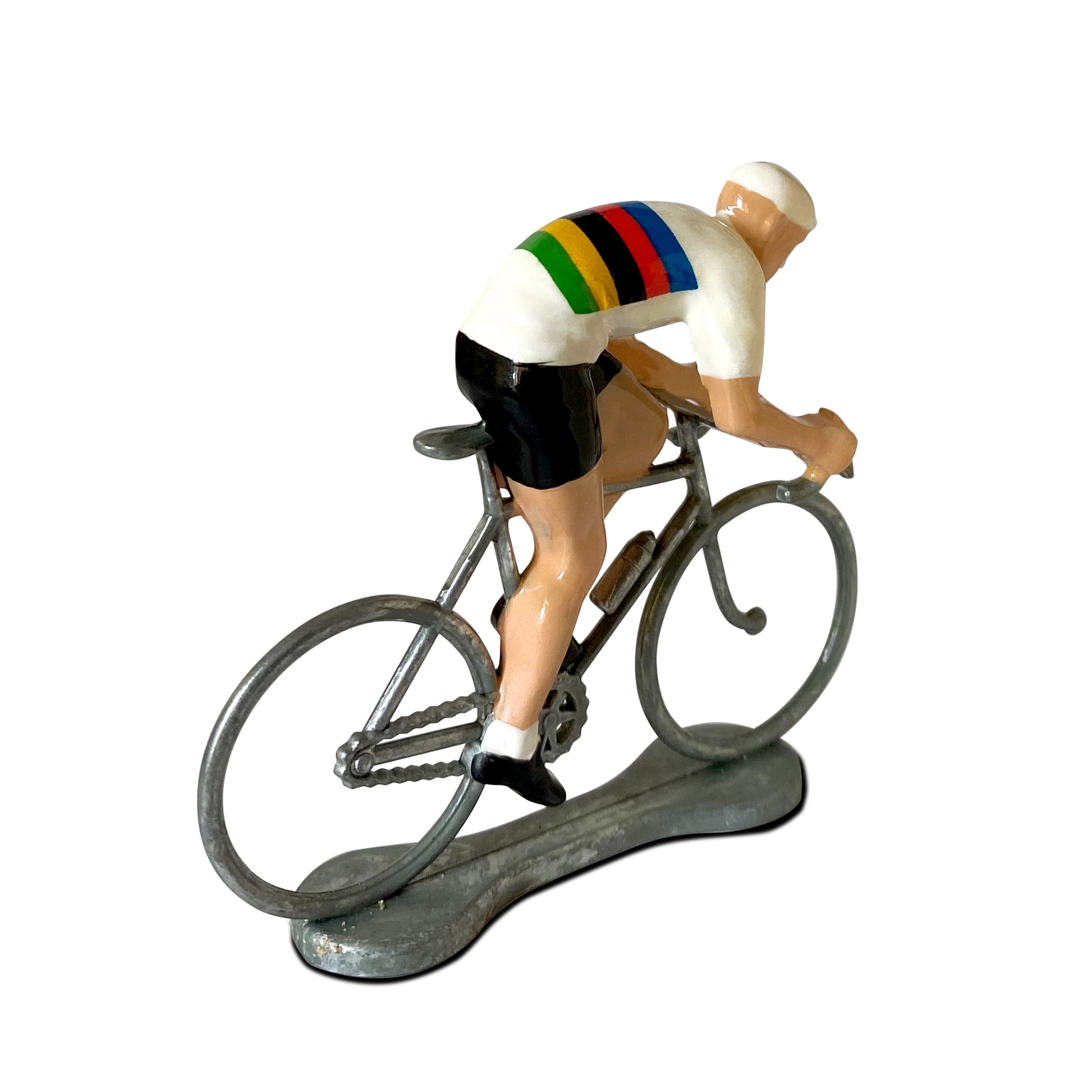 Miniatuur Wielrenner Sprinter Wereldkampioen│art. 303353│achterkant schuin
