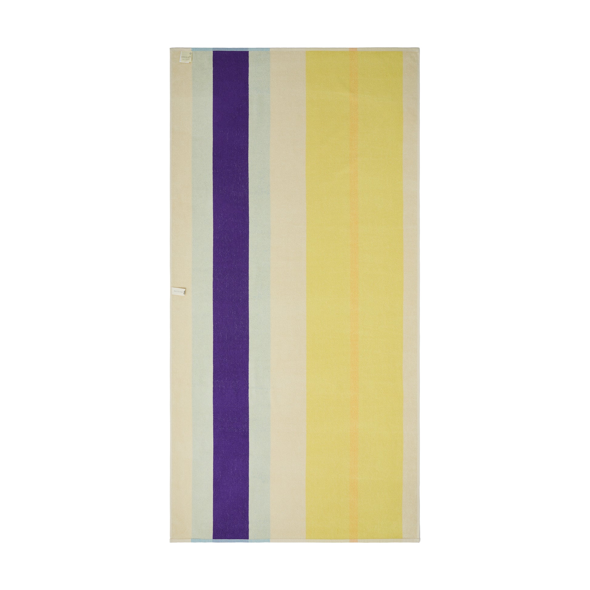Strandlaken Martens & Martens Aqua Orange Purple & Yellow Suite702│art. CMMTT90AQORPUYE│achterkant met witte achtergrond