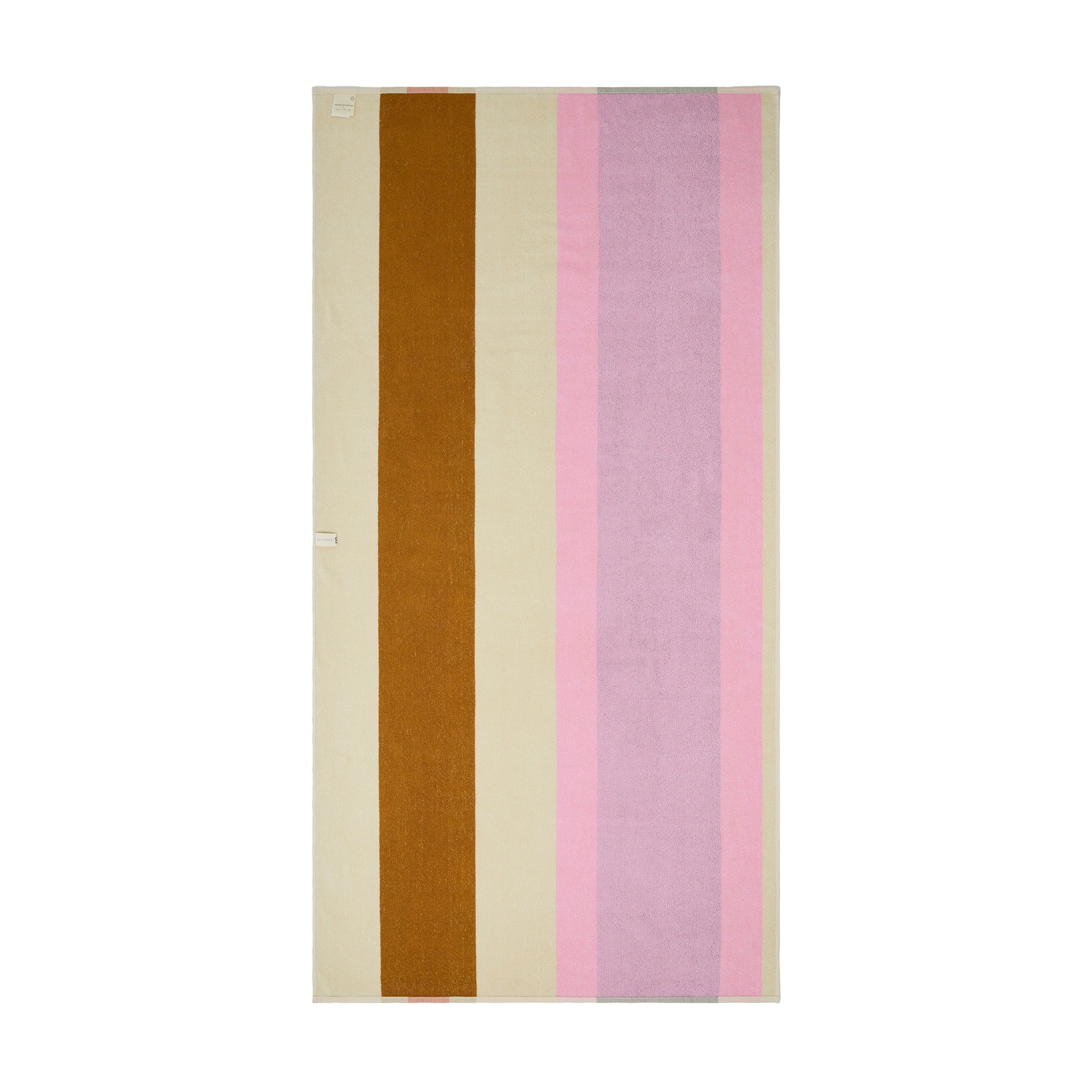 Strandlaken Martens & Martens Red Dark Green Toffee&Pink Suite702│art. CMMTT90REDGTOPI│achterkant witte achtergrond