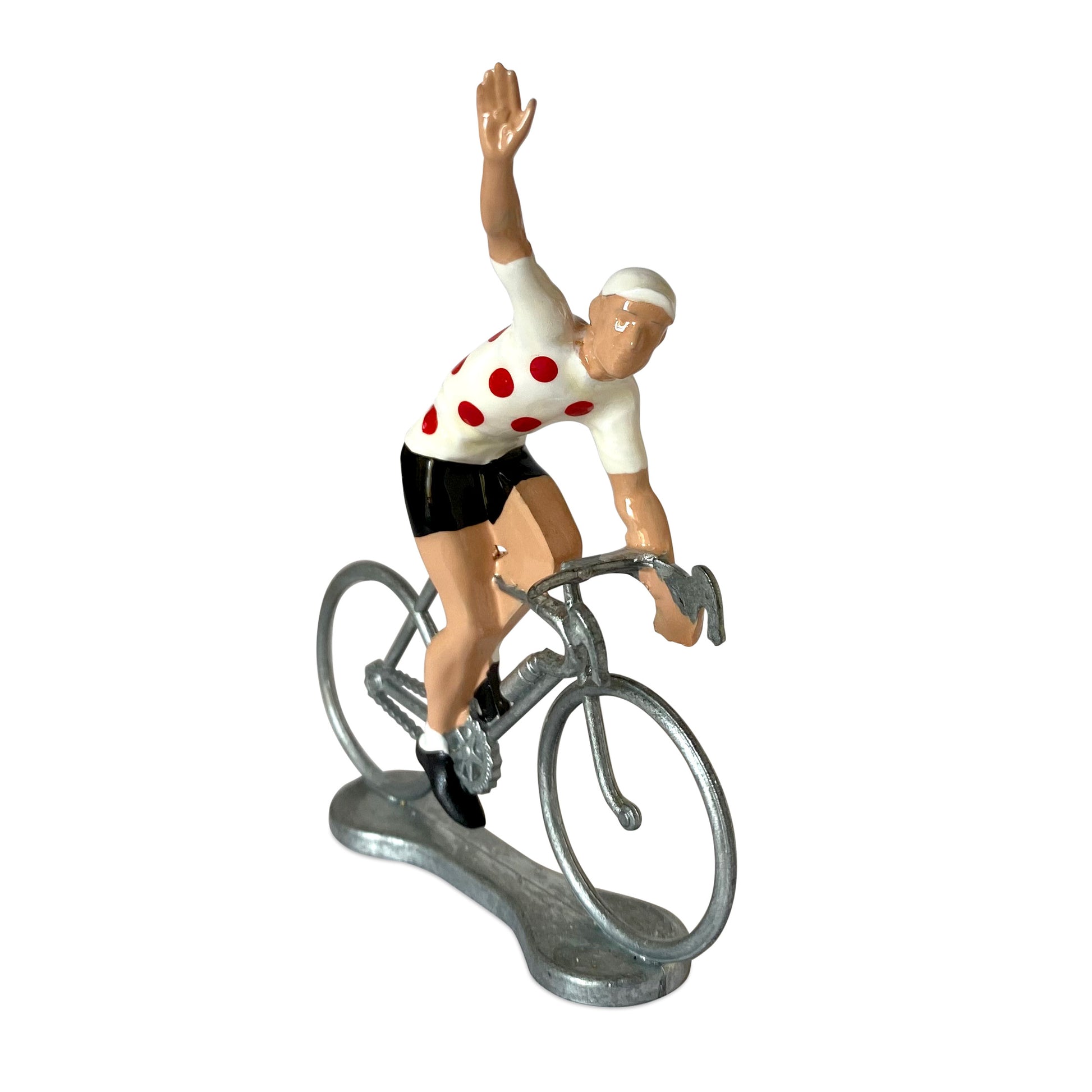 Miniatuur Wielrenner Winnaar Bolletjestrui│Bernard&Eddy│art. 303537│voorkant schuin