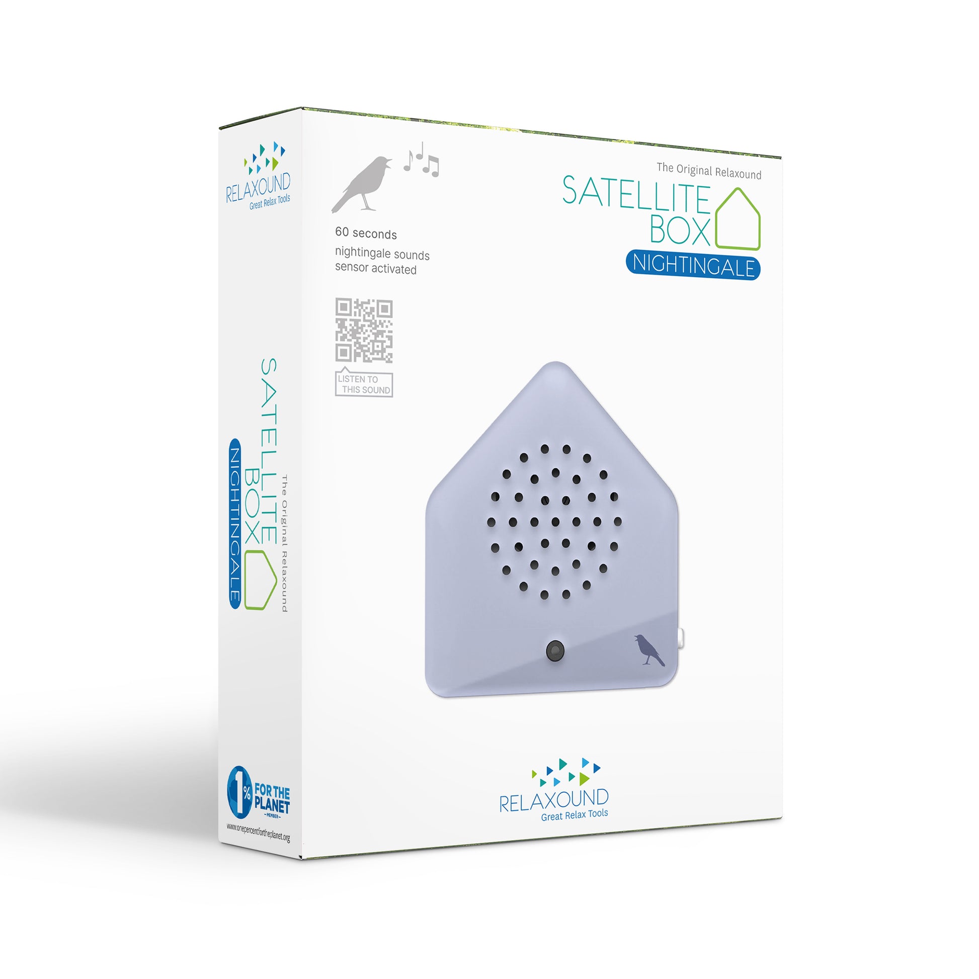 Satellitebox Nachtegaal Classic│Relaxound│art. 11SNI0101001│verpakking