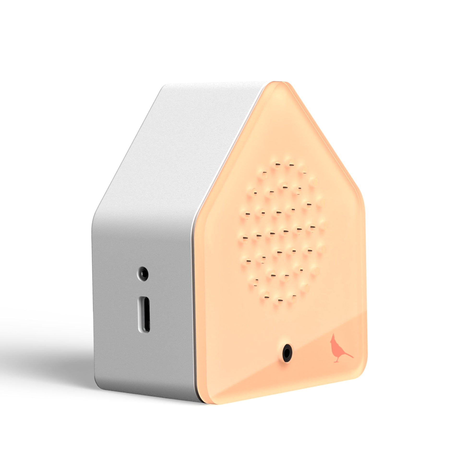 Satellitebox Rode Kardinaal Classic│Relaxound│art. 11SRC0101001│zijkant schuin