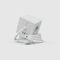 Avolt x Martinelli Luce Square 1 Stekkerdoos White│art. SQ1-SKFC20-18WH│video 360 graden