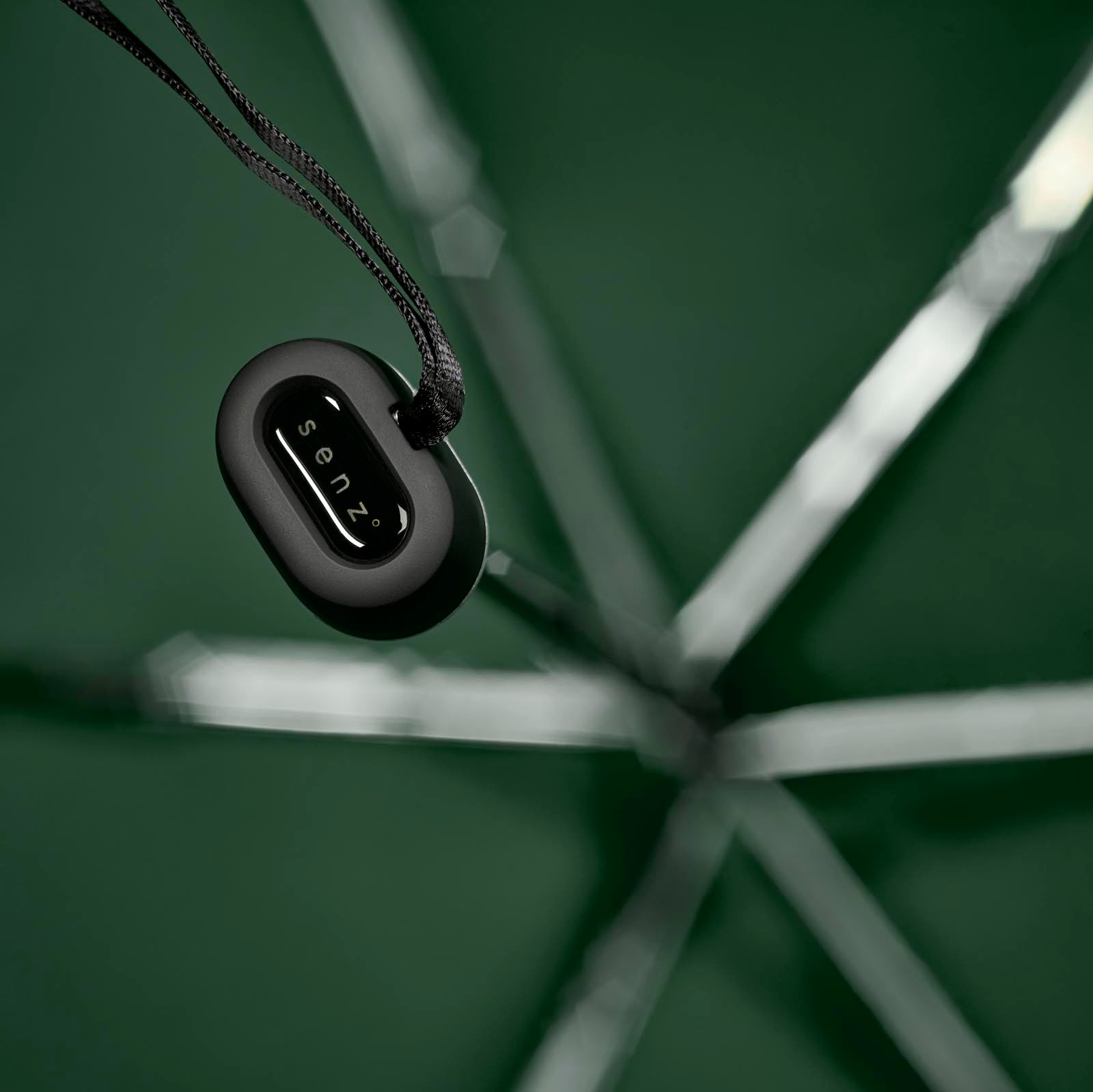 Senz Stormparaplu Micro Opvouwbaar│Velvet Green│Senz Umbrella│detail handvat