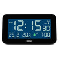 Braun Digitale Wekker BC10B-DCF│Zwart│Radiogestuurd met Temperatuur│voorkant met verlichting