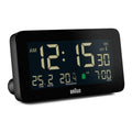 Braun Digitale Wekker BC10B-DCF│Zwart│Radiogestuurd met Temperatuur│voorkant schuin zonder verlichting
