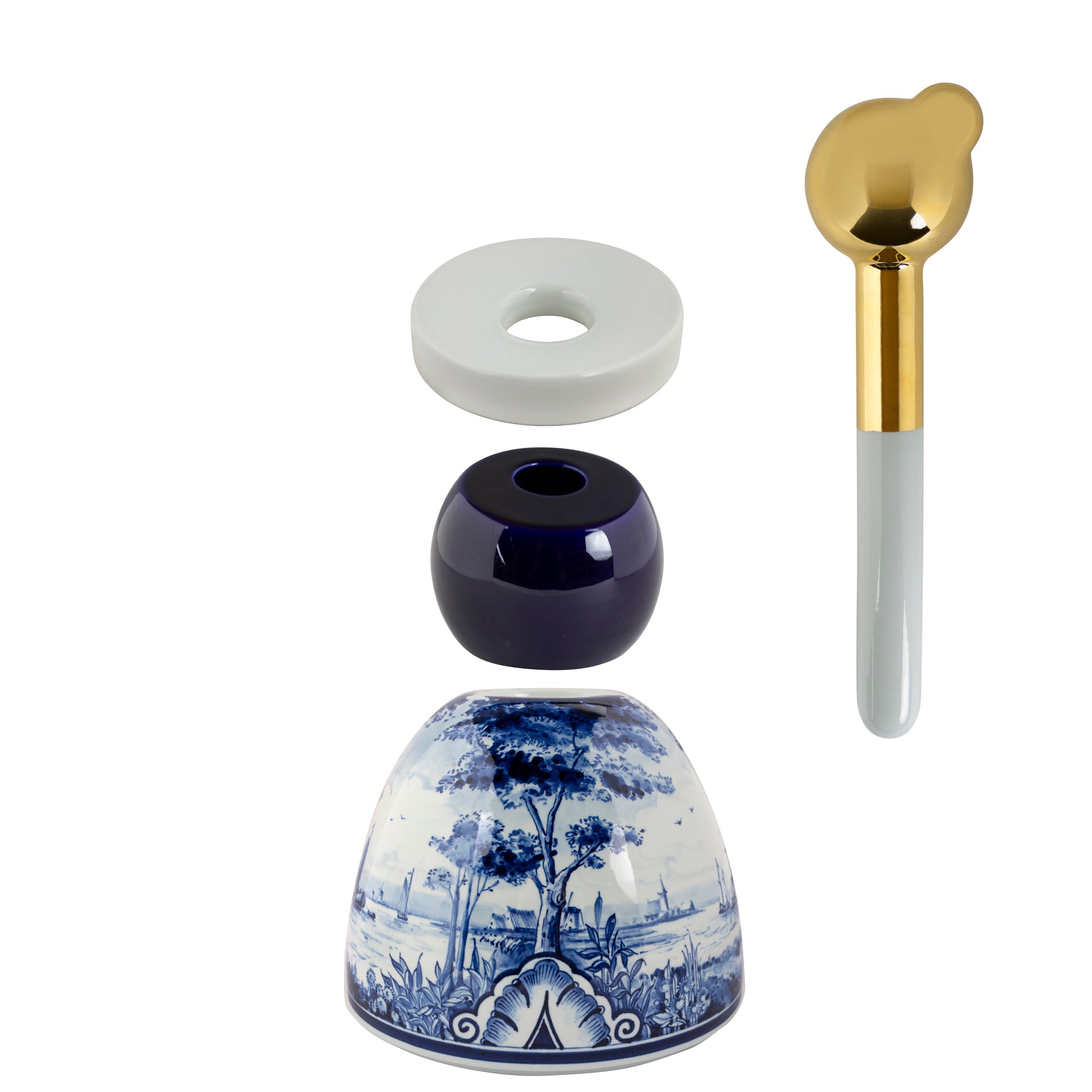 Proud Mary Handpainted│Royal Delft│Porceleyne Fles│art. 65711000│losse onderdelen zwevend