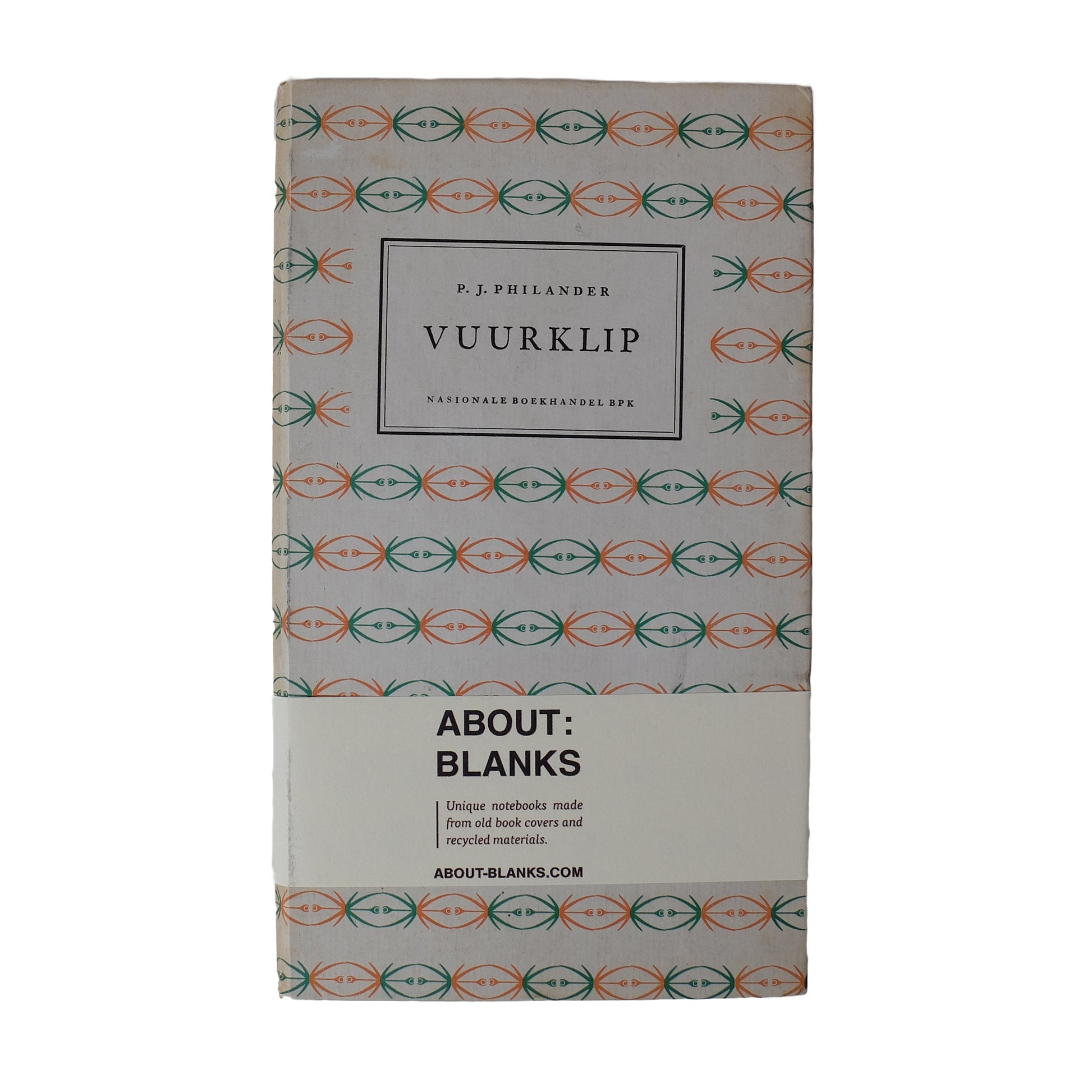About Blanks Notitieboek│Medium Nr.11│voorkiant met label
