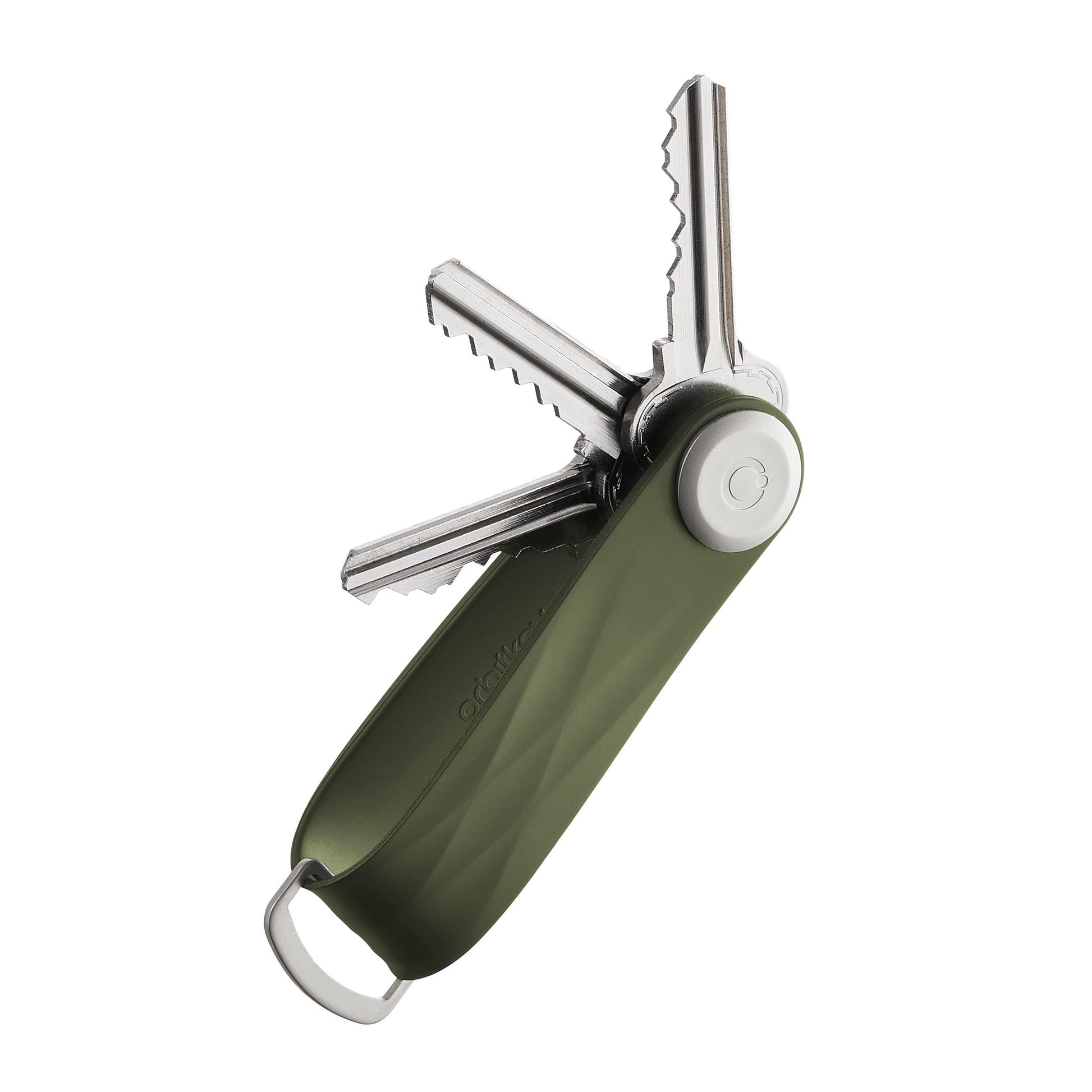 Key Organizer Orbitkey│Active Hunter Green│ ACTO-2-HG│sleutelhanger rubber met uitgevouwen sleutels