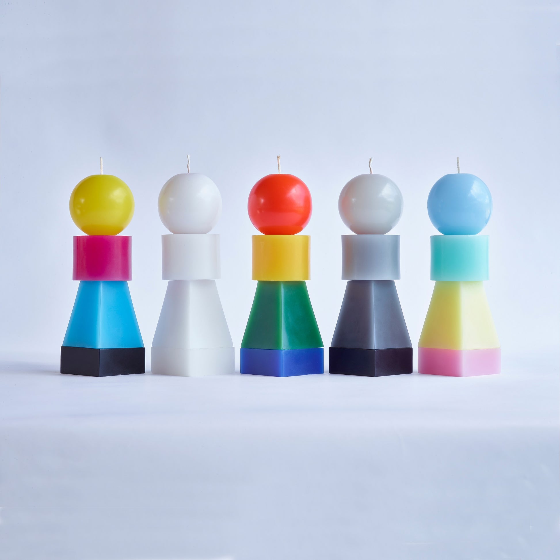 RE-OR Candle Notorious RGB│BCXSY│Kaars losse onderdelen│diverse kleuren op een rij