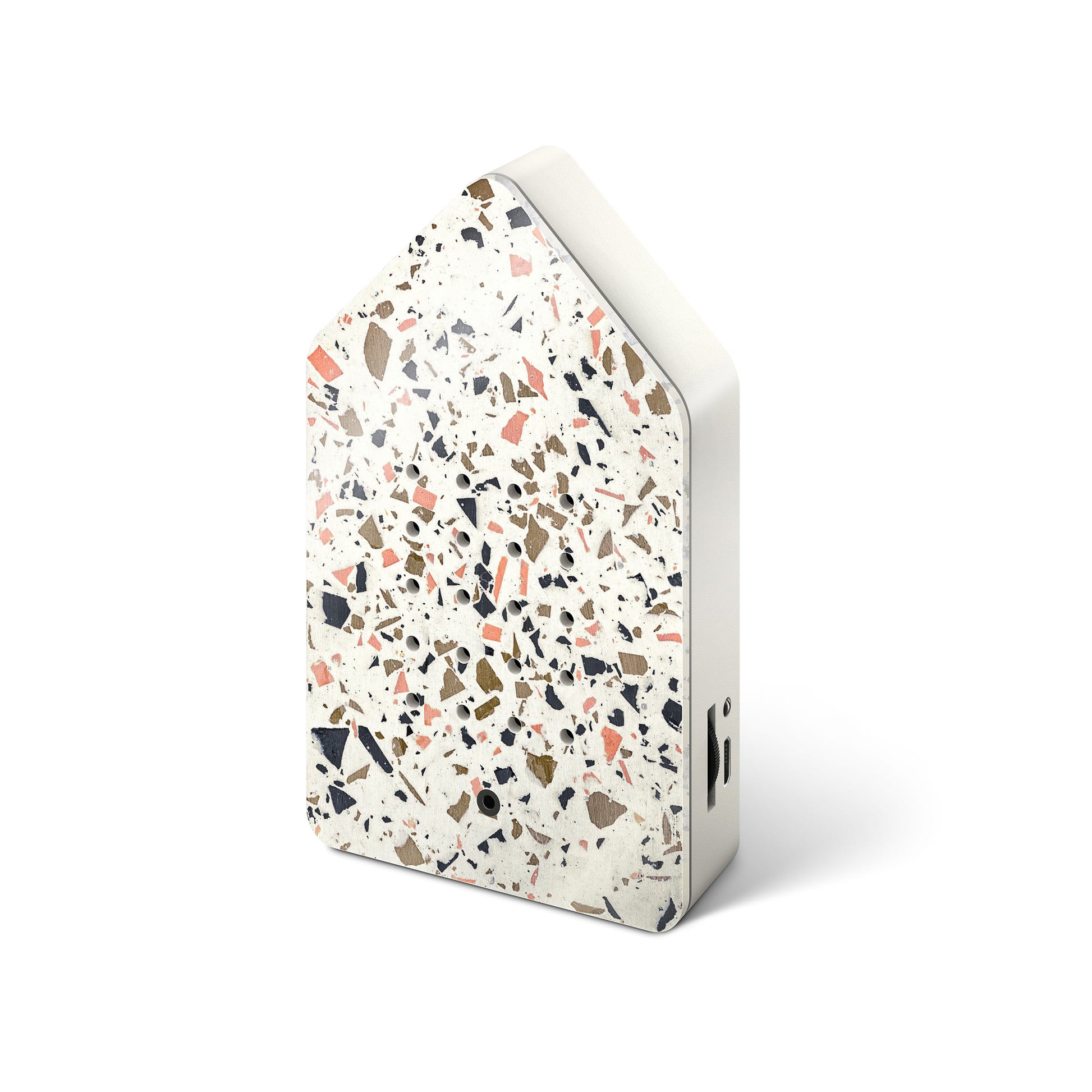 Birdybox Toffee Terrazzo│Relaxound│Vogelgeluiden│art. 11BBX0801002│met schaduw