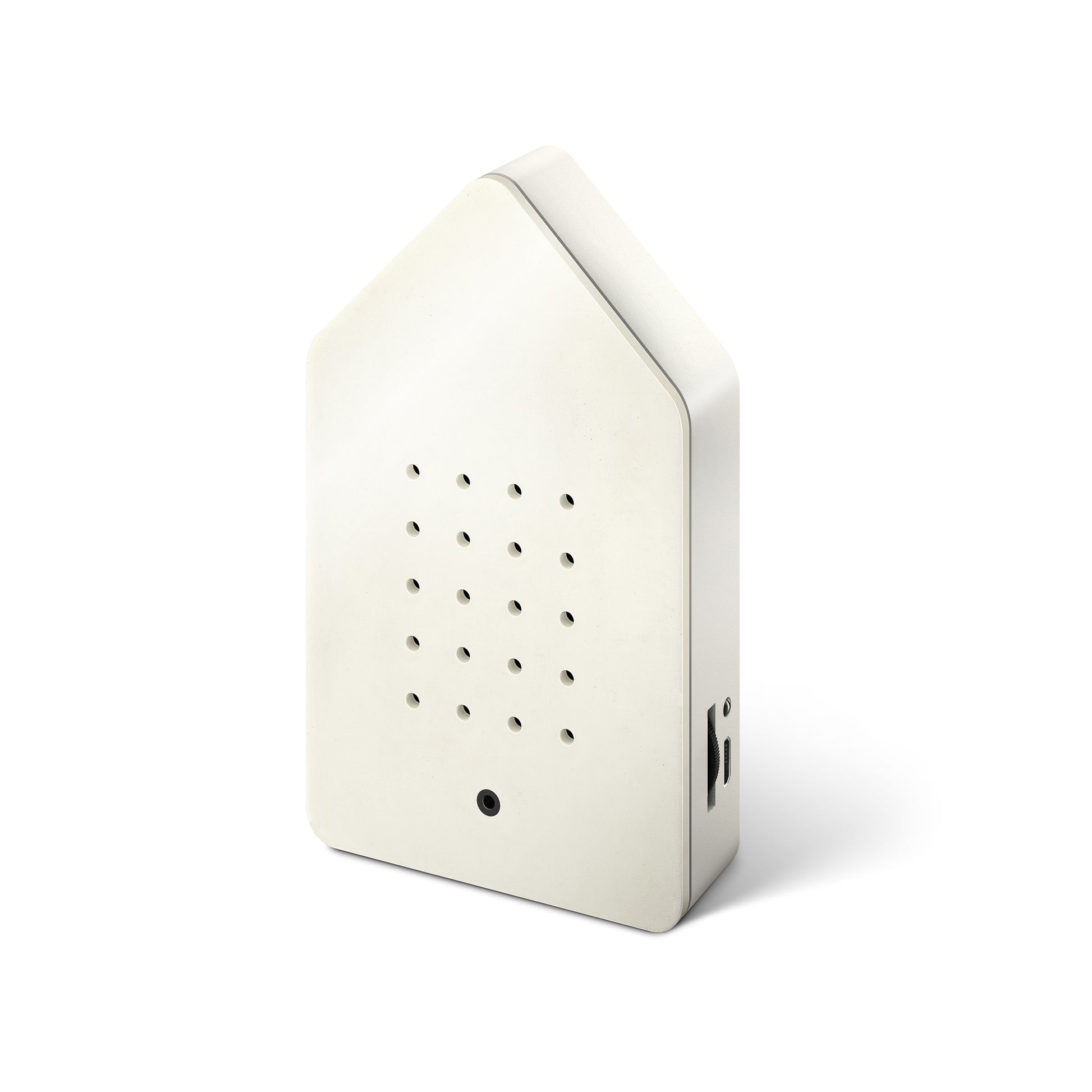Birdybox White Jesmonite│relaxound│Vogelgeluiden│art. 11BB0801001│met schaduw