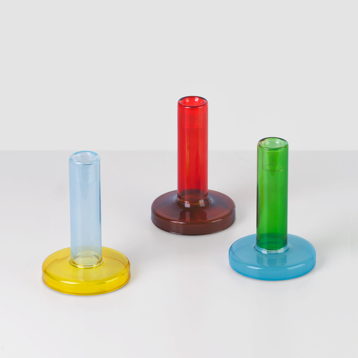 Bole Kandelaar Small Blauw & Geel│Lex Pott x Buro Berger│art. CA001-2│diverse kleuren