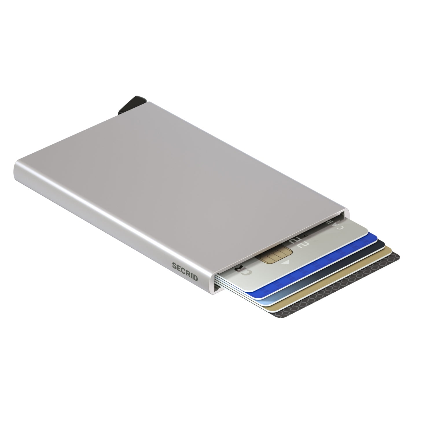 Secrid Cardprotector│art. C-SILVER│Pasjeshouder│bovenzijde met pasjes