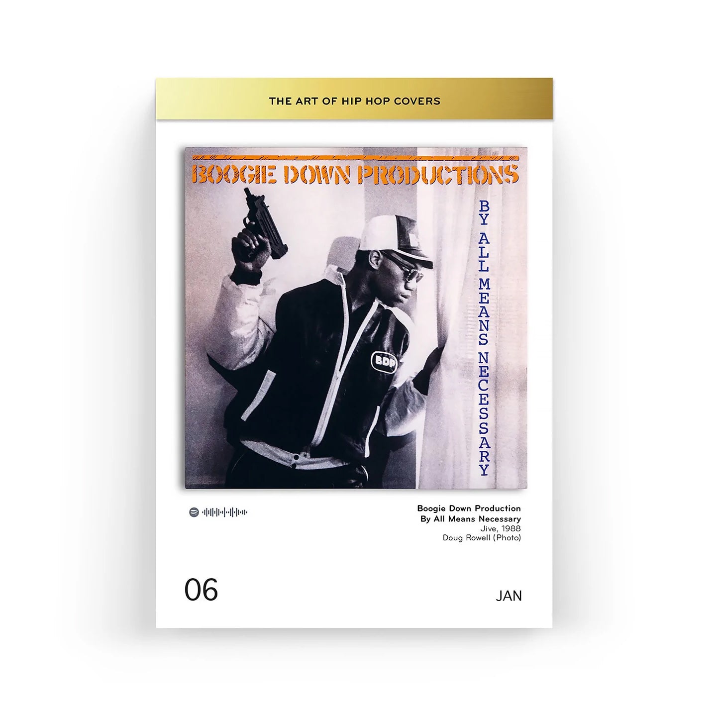 Scheurkalender the Art of Hip Hop│Platenhoezen│art. CA-HIPHOP│By All Means Neccessary