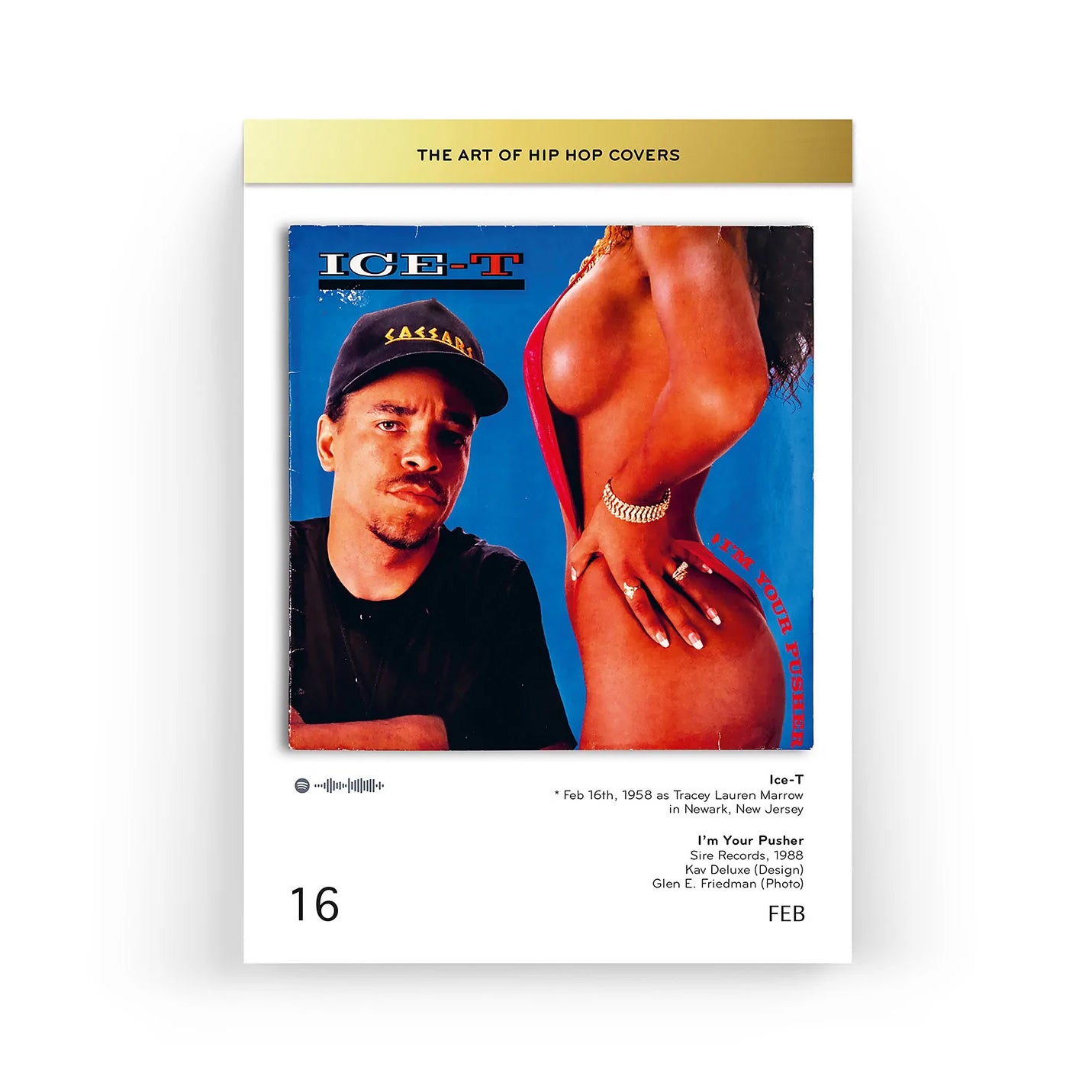 Scheurkalender the Art of Hip Hop│Platenhoezen│art. CA-HIPHOP│ICe-T