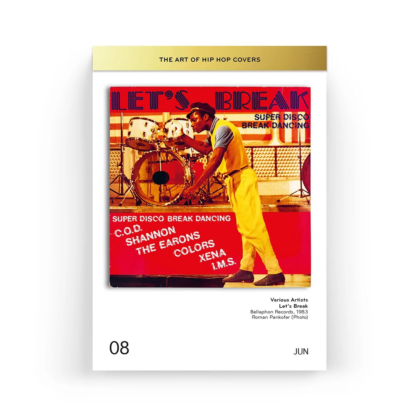 Scheurkalender the Art of Hip Hop│Platenhoezen│art. CA-HIPHOP│Cover van Let's Break│Super Disco Break Dancing