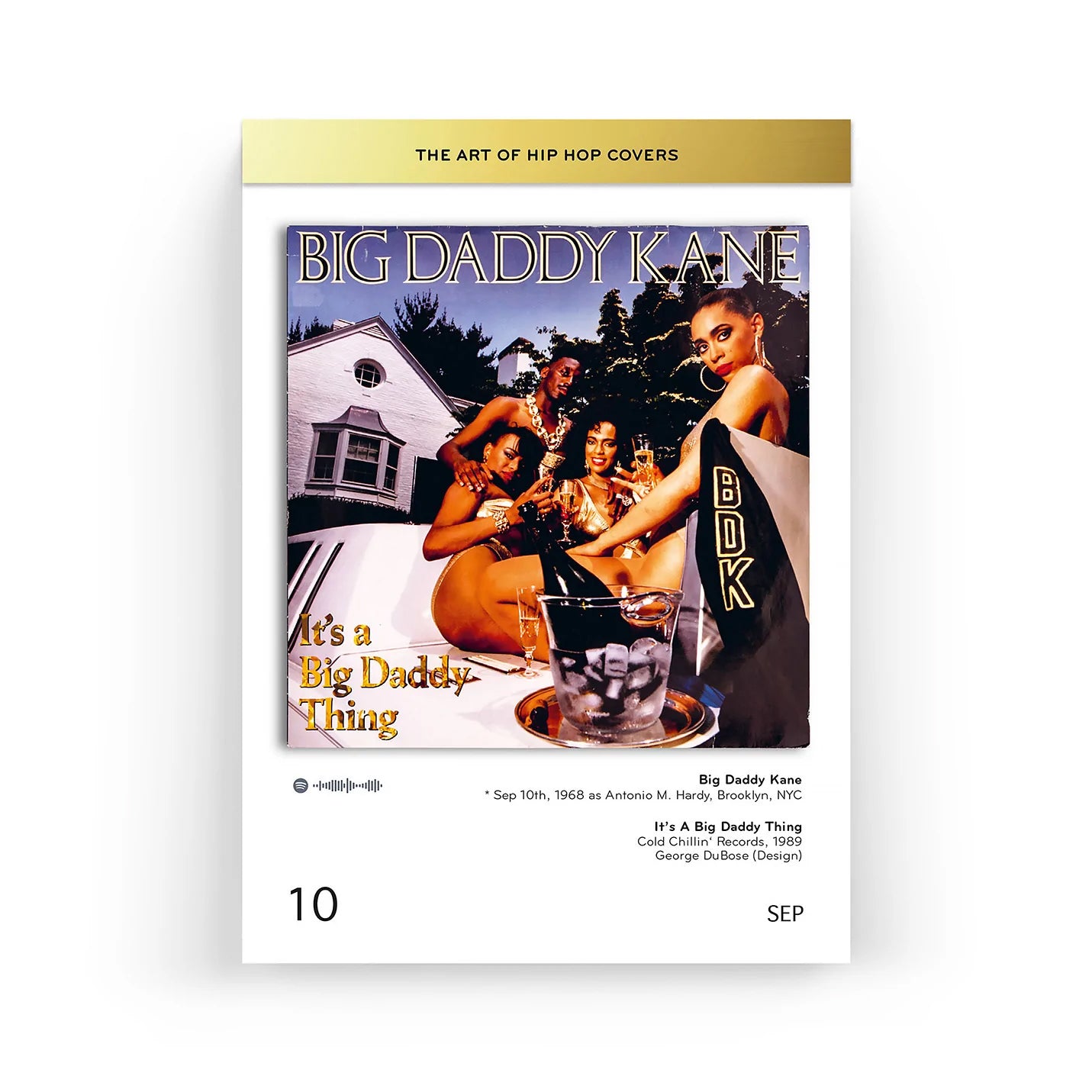Scheurkalender the Art of Hip Hop│Platenhoezen│art. CA-HIPHOP│cover van Big Daddy Kane