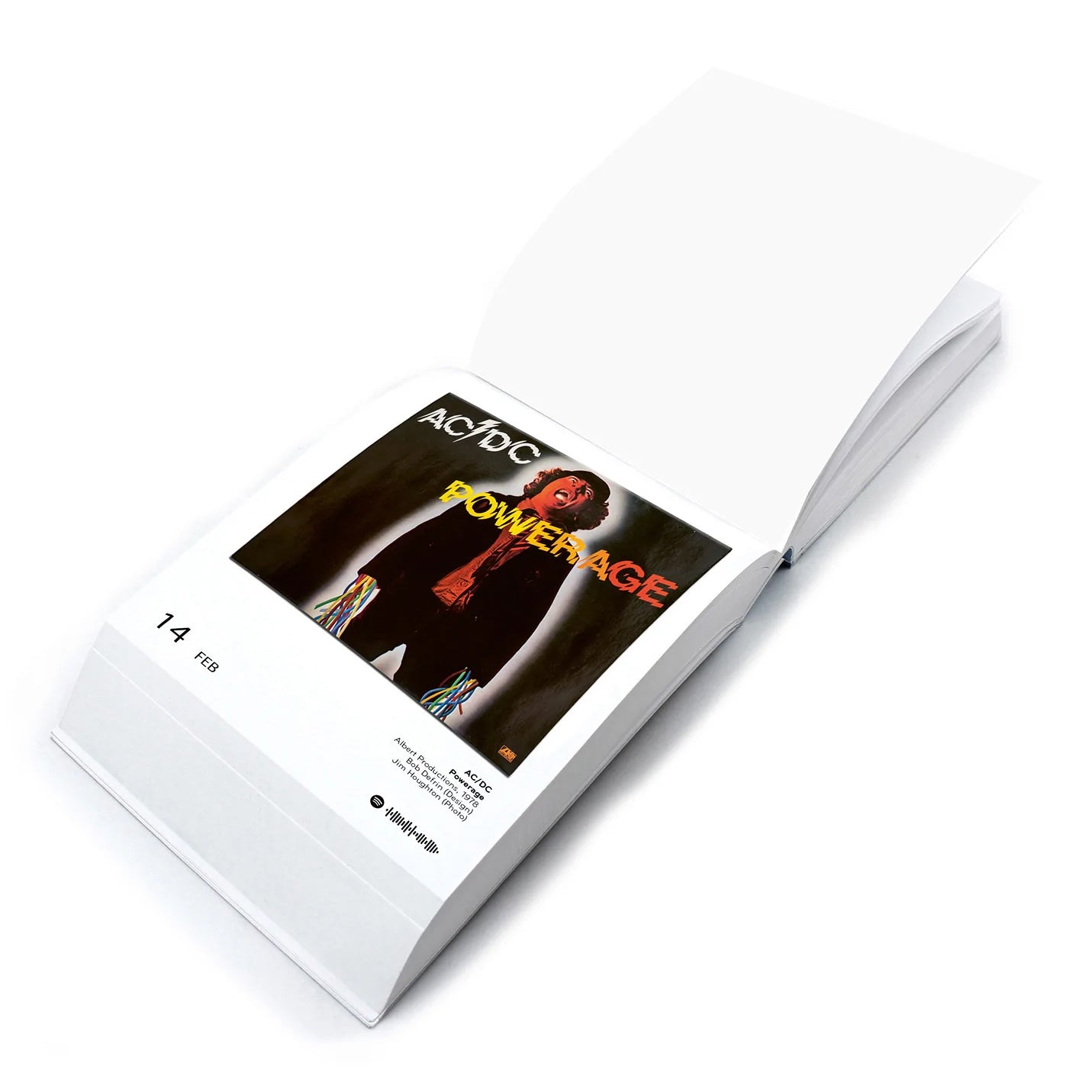 Scheurkalender The Art of Metal│Vinyl Platenhoezen│art. CA-METAL│cover van AC/DC│Powerage