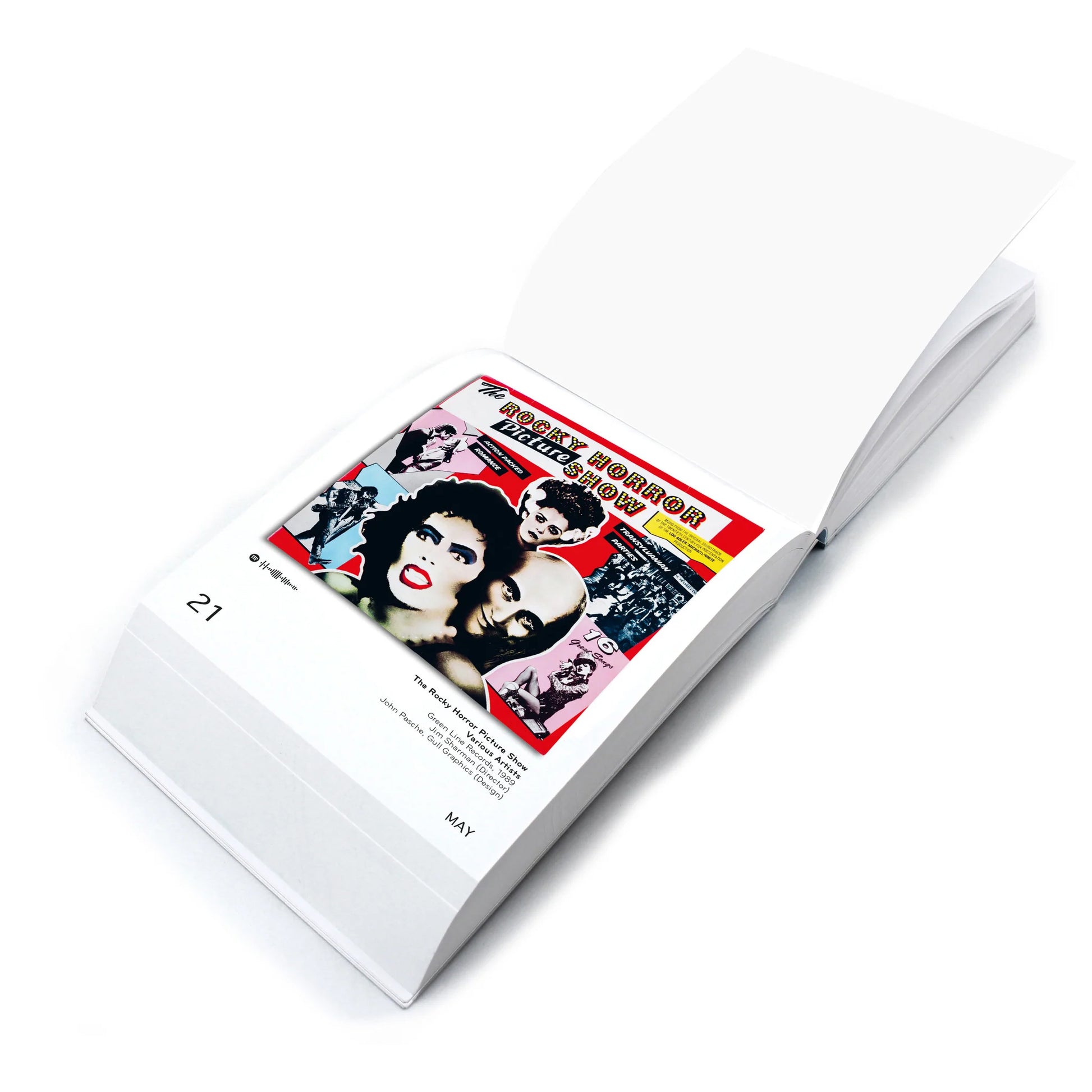 Scheurkalender the Art of Soundtrack Covers│Platenhoezen van filmklassiekers│art. CA-SOUNDTRACK│cover van The Rocky Horror Picture Show