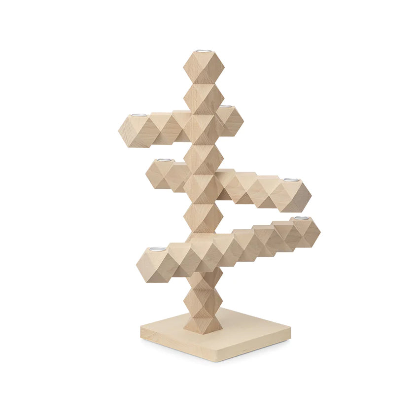 Clean Cut 7 Kandelaar Naturel│Bertjan Pot│Buro Berger│art. BJ001-07│achterkant schuin