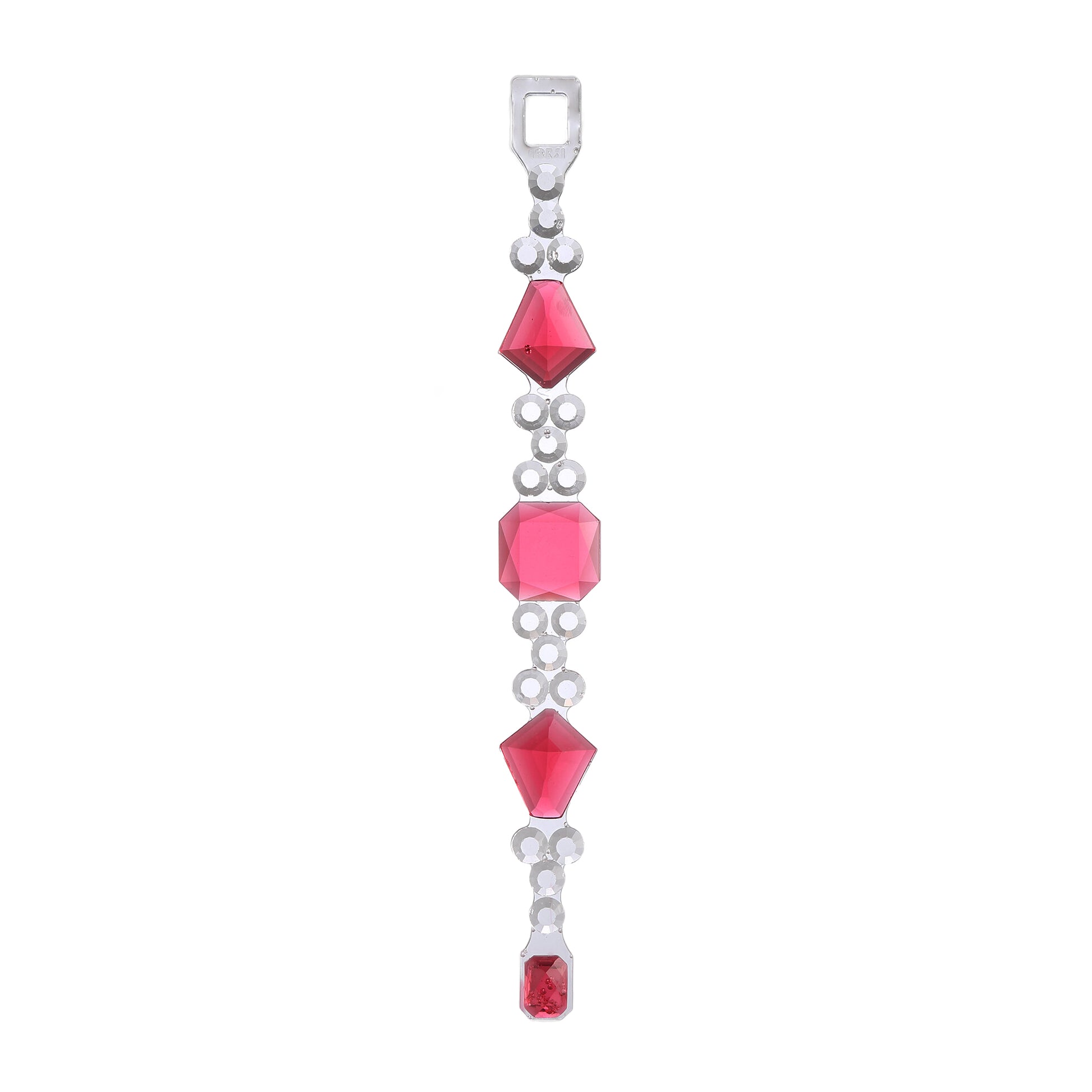 Crown Bracelet Pink│Armband Roze│Corsari Jewels│product foto in lengte