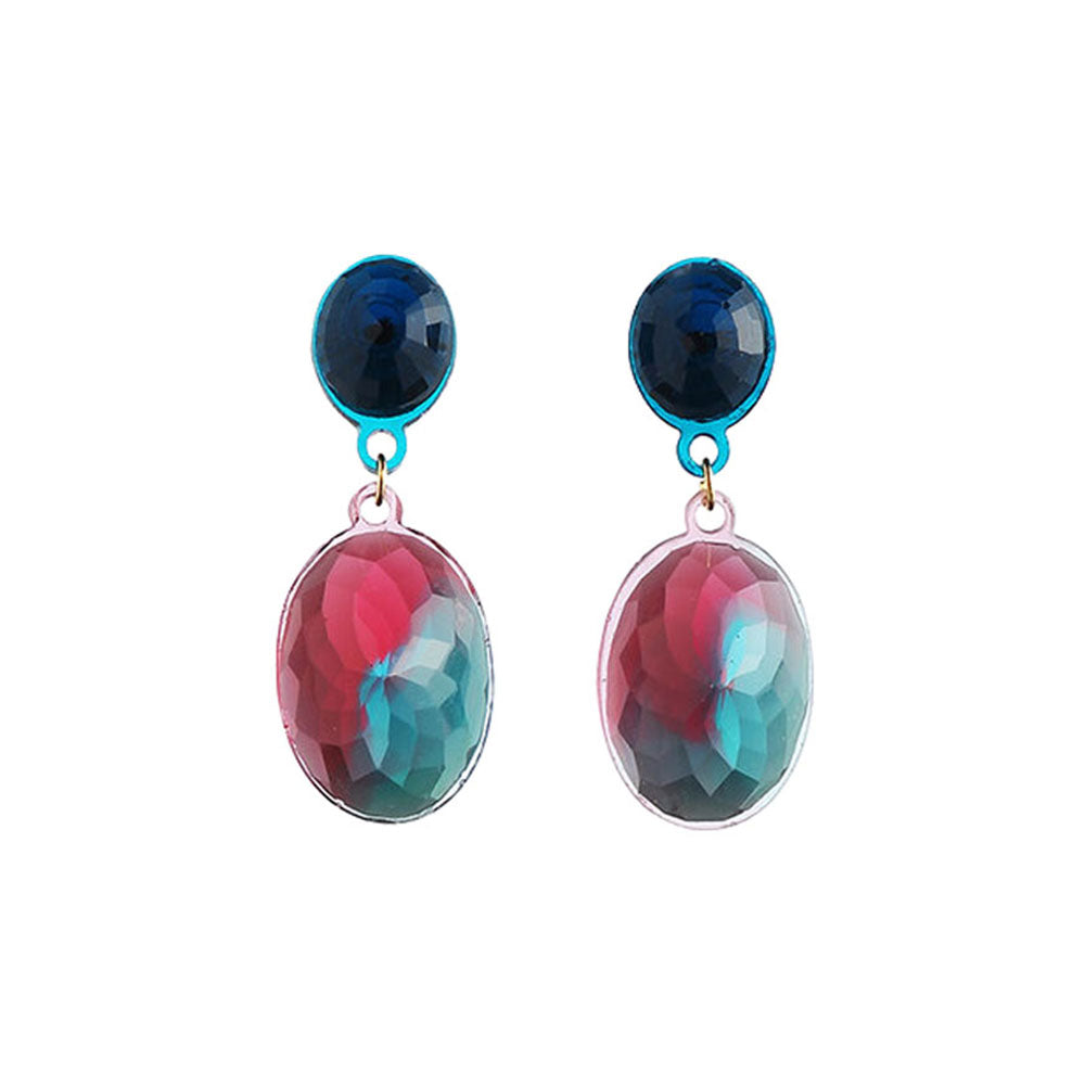 Doppio Grande Earrings Turqouise│Corsari Jewels│Oorbellen│product foto witte achtergrond