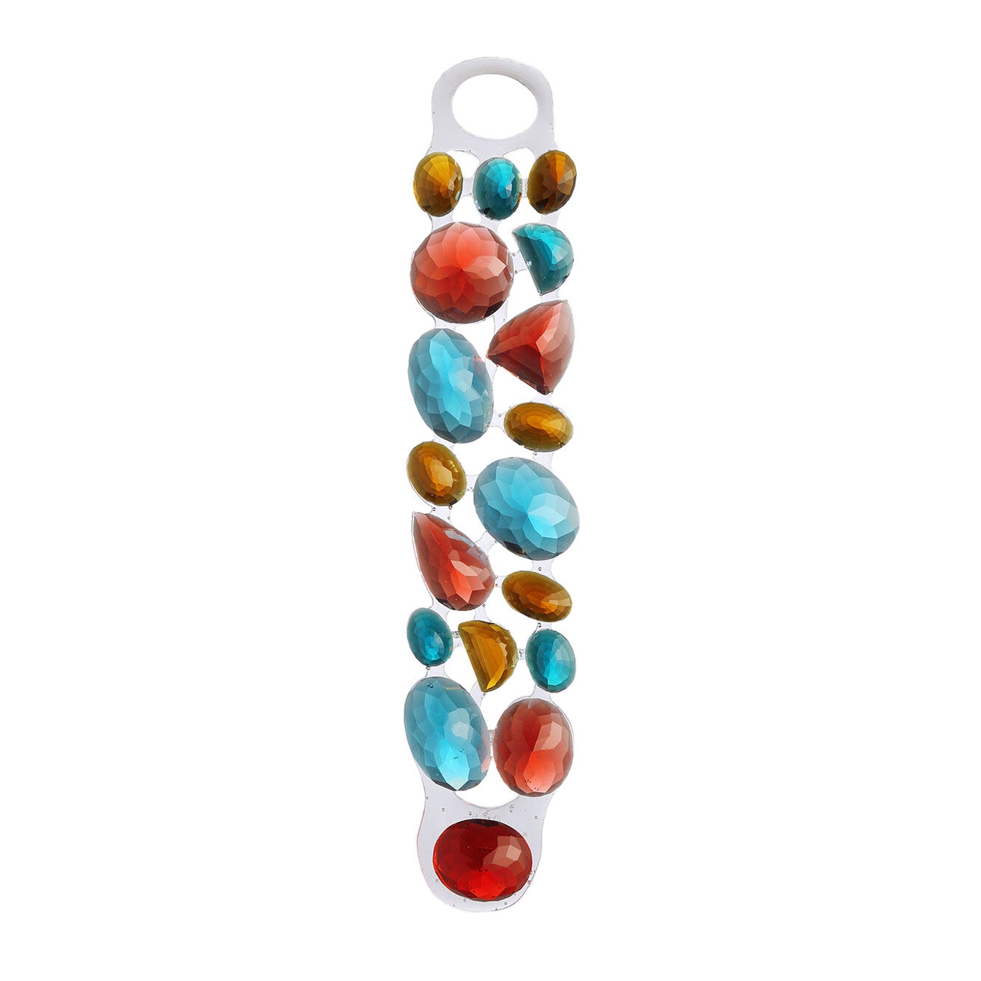 Double Stones Bracelet Multicolor│Corsari Jewels│Armband│foto armband in lengte