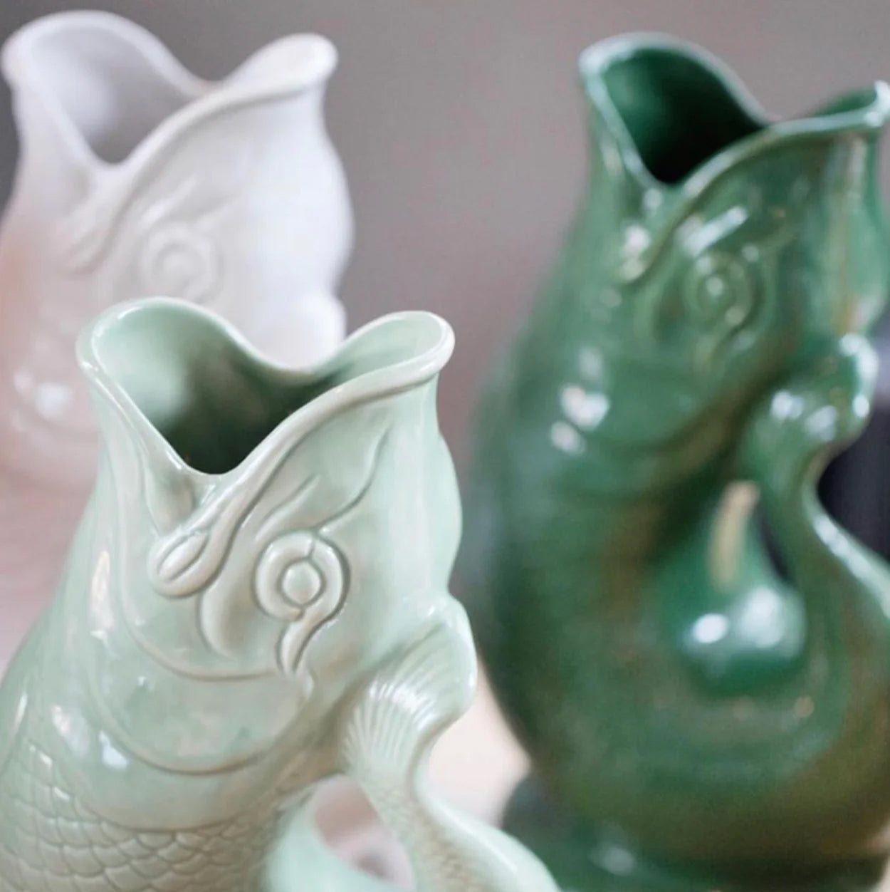 Gluckigluck Waterkaraf│Sage Groen│Guggle Jug│art. G31155/SAGE/W│diverse kleuren van bovenkant