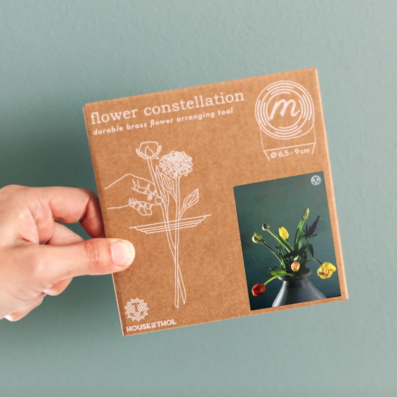 Flower Constellations RVS Medium│House of Thol│verpakking in hand
