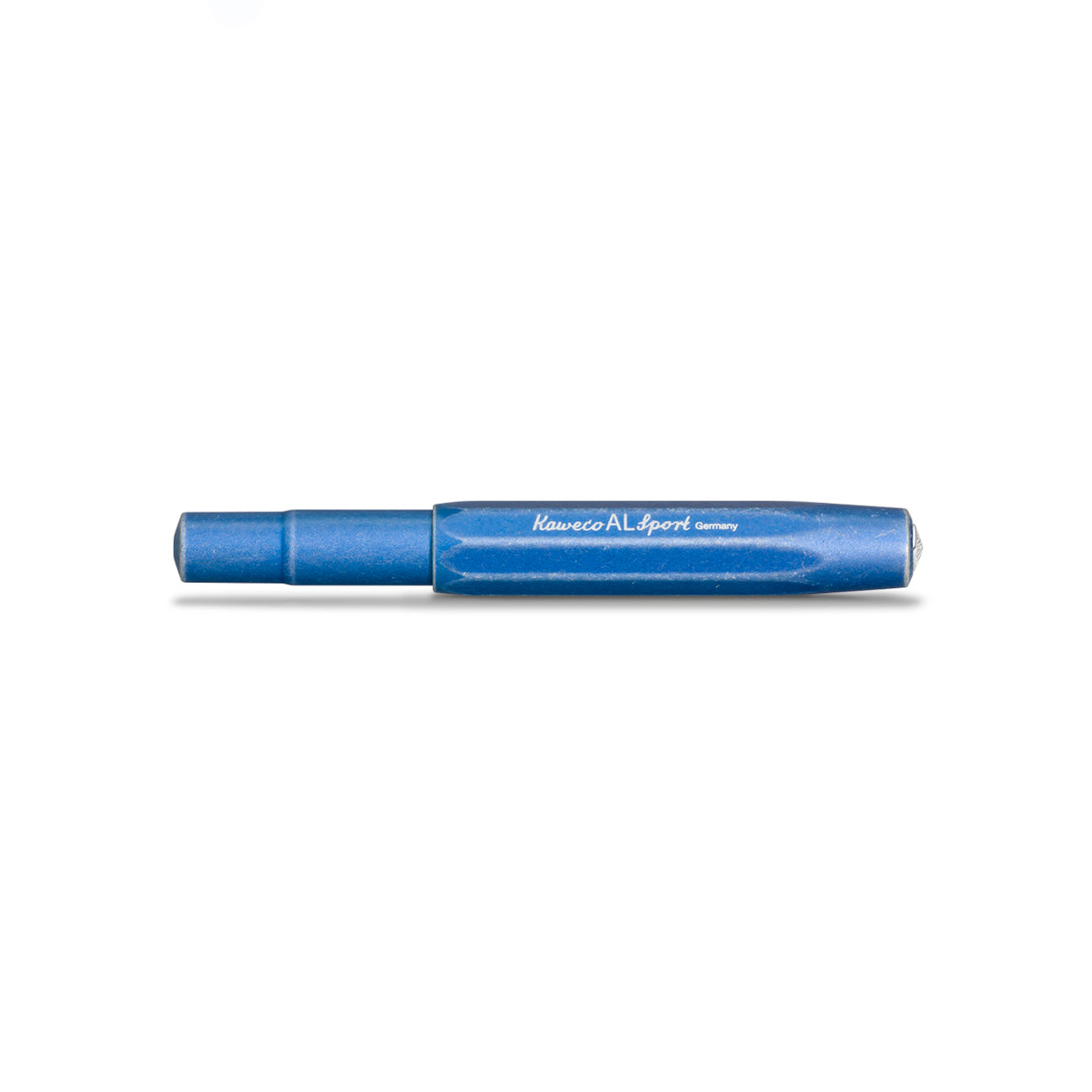 Kaweco AL SPORT Vulpen Stonewashed Blauw│art. 1510734│liggend met gesloten dop