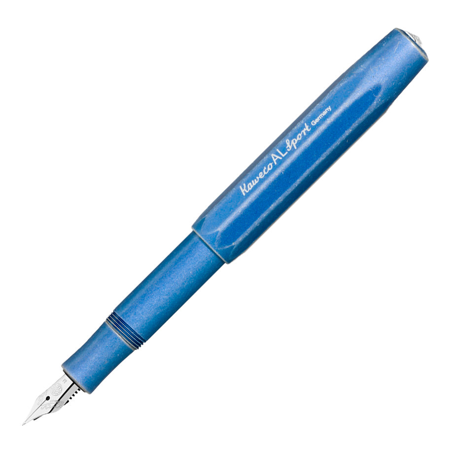 Kaweco AL SPORT Vulpen Stonewashed Blauw│art. 1510734│vooraanzicht schuin