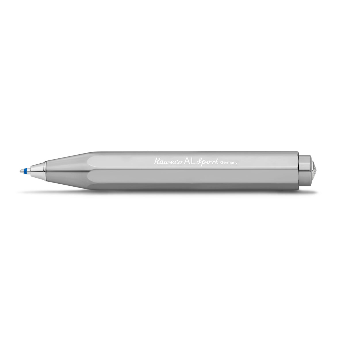 Kaweco AL SPORT Balpen Raw Polish│Ballpoint│art. 1510632│liggend met schaduw