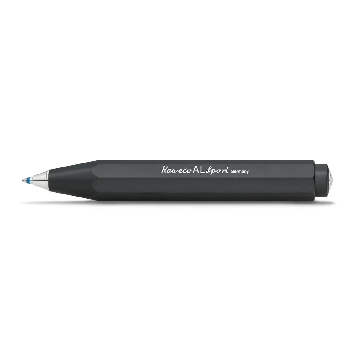 Kaweco Al Sport Balpen Zwart│art. 1510100│liggend met schaduw